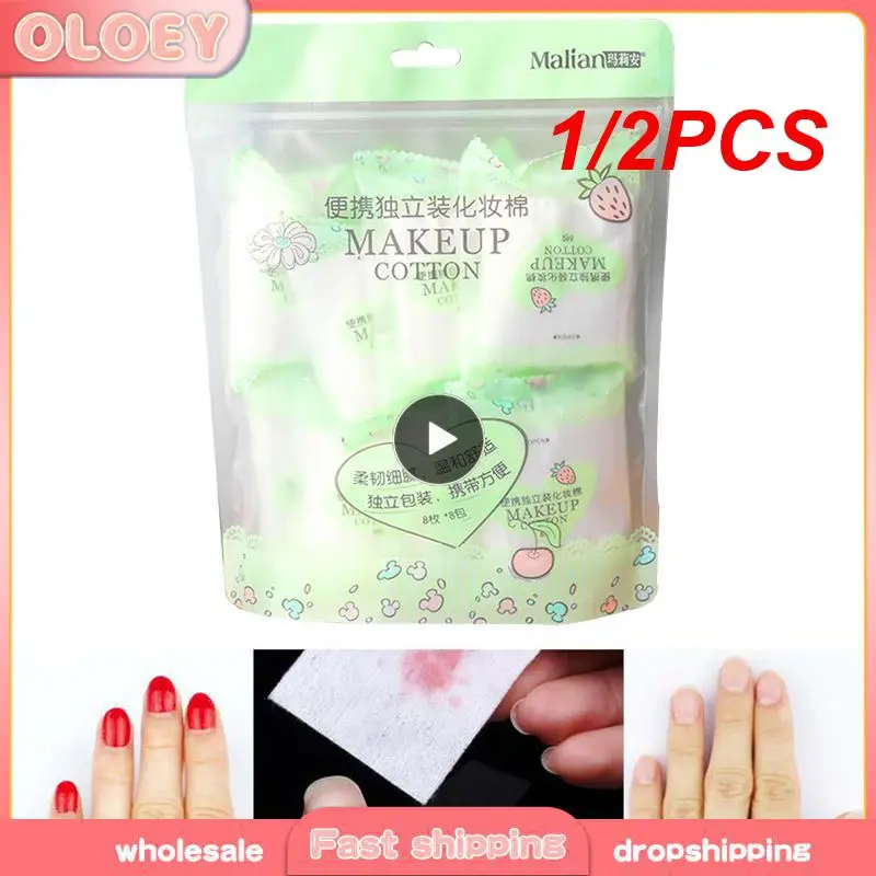 1/2PCS Beauty Essentials Gentle Portable Convenient Versatile Cleansing Cloth Absorbent Skin-friendly Travel-friendly Effective