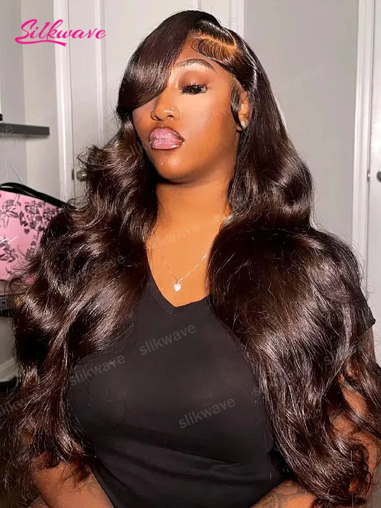 

Chocolate Brown Body Wave Human Hair Wigs 13x6 Hd Lace Front Wig 200 High Density Pre Plucked Bleached Knoted Brazilian Hair Wig