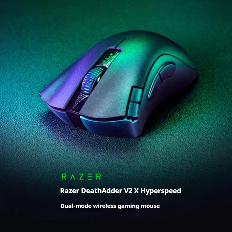 Razer Deathadder V2 X Hyperspeed Wireless Mouse Dual Mode 7 Programmable Buttons 2 Mechanical Switche 14k Dpi Optical Sensor V2x