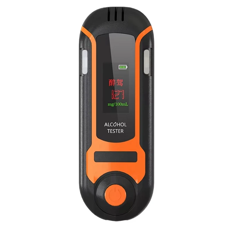 

AS94-NEW Automatic Alcohol Tester Professional Breath Alcohol Tester Rechargeable Breathalyzer Alcohol Test Voice Broadcast