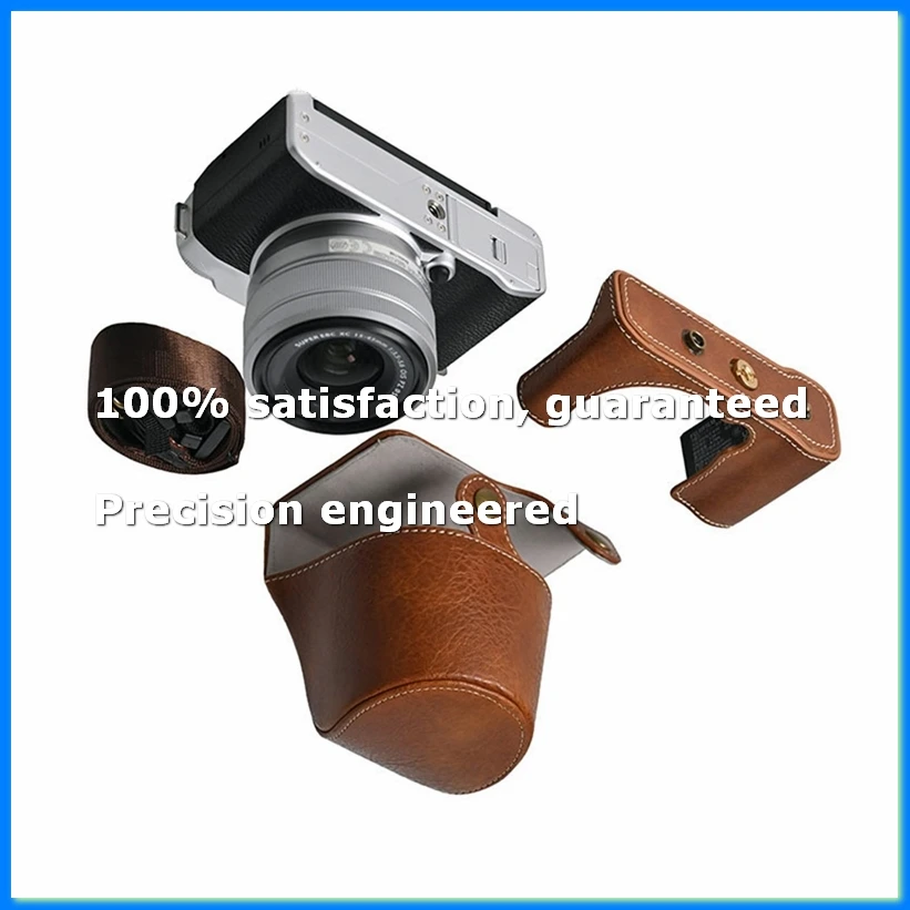 

For X-M5 Synthetic Leather Camera Base Body Cover Kit Case Protector 15-45mm F/3.5-5.6 Can Be Disassembled B-ELEC