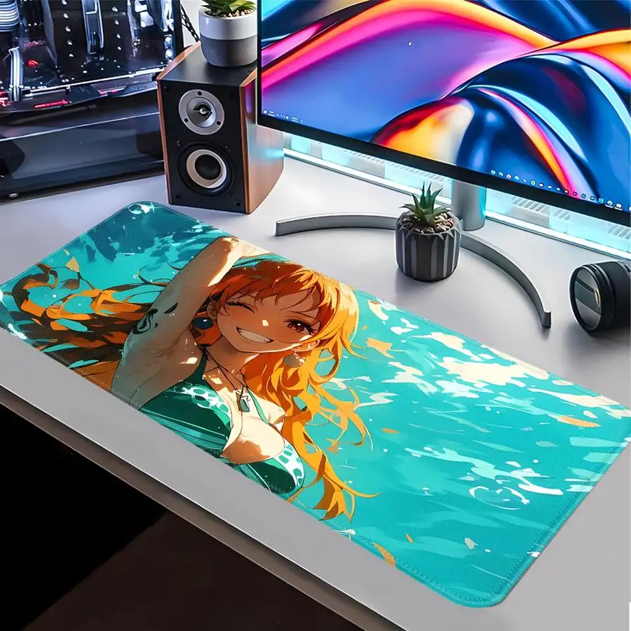 OneS P-ieceS Cool Girl Waterproof Mouse Pad Computer Laptop Pad Desk accessories Game Console Pad office Pad Keyboard Mouse Pad