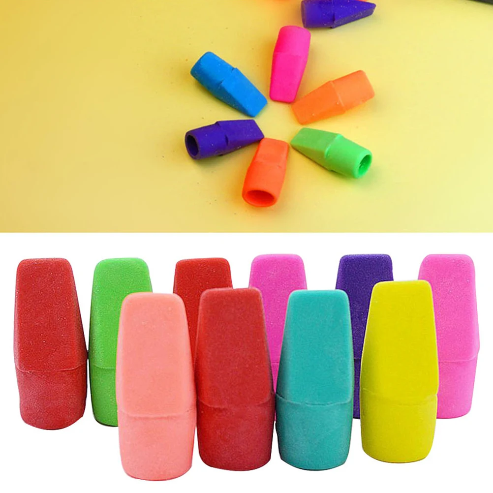 

130Pcs Tpr Erasers Colorful Stationery Pencil Eraser Set Durable Safe Soft Portable Student School Office Supplies