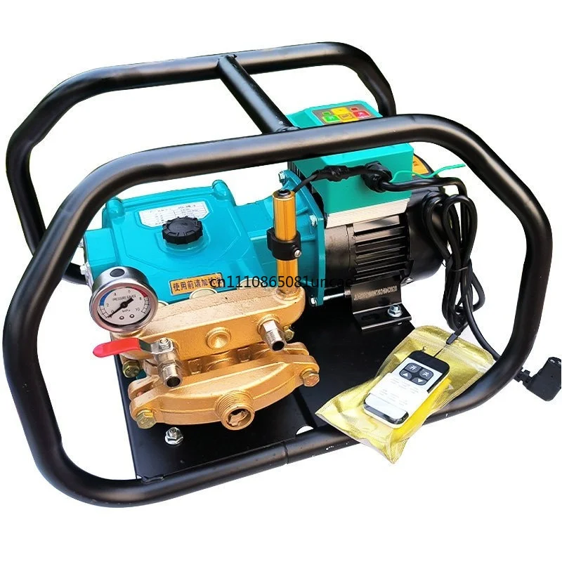 48V60v72v DC Electric High Pressure Drug Dispenser, Battery Car, Gun Shutdown, Plunger Cleaning Machine 3-cylinder Pump