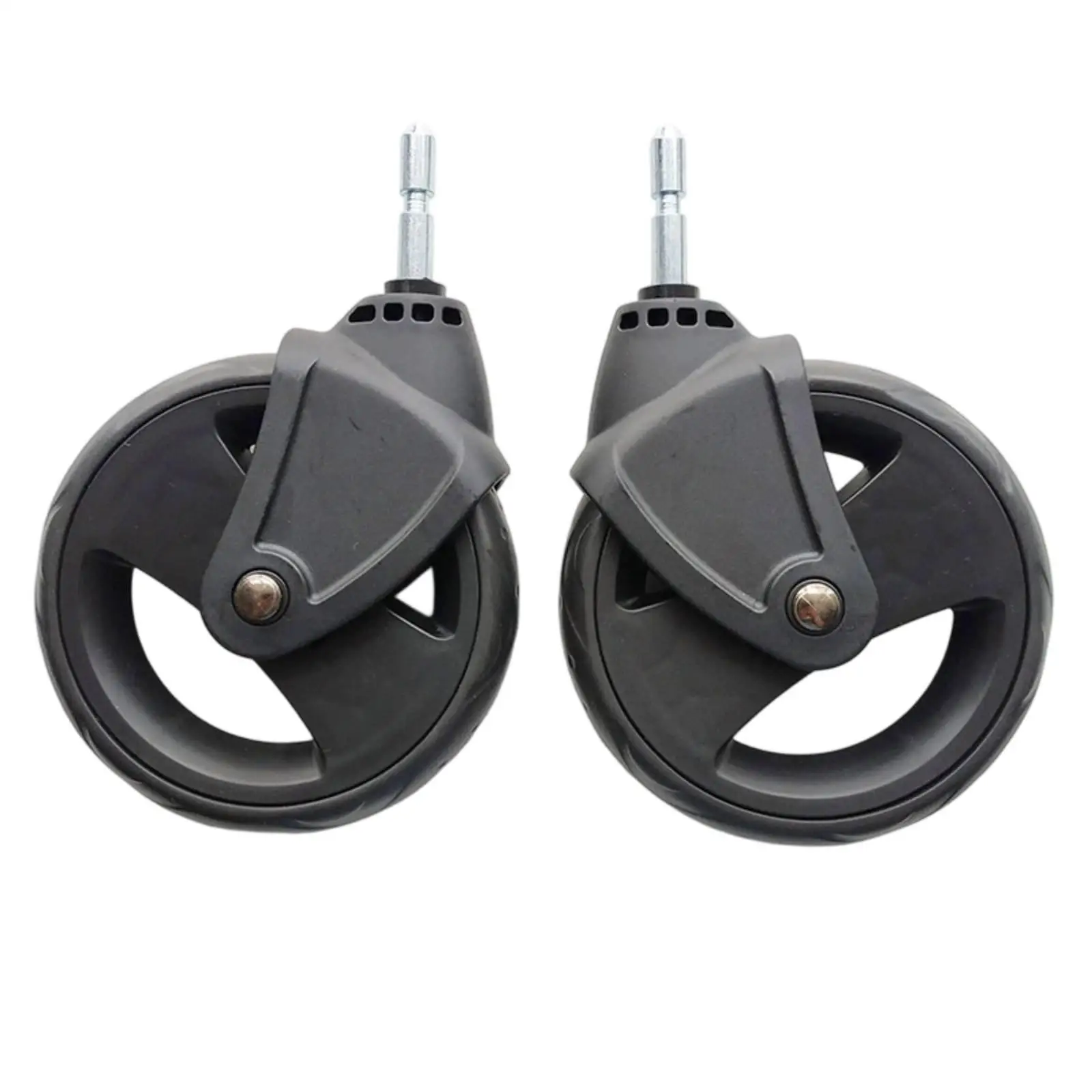 4 Pieces Stroller Replacement Wheel Effortless Rolling Vehicle Part Shock