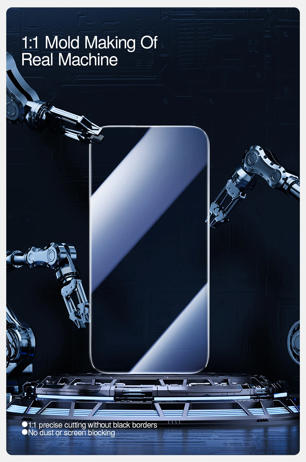 SmartDevil 2PCS Displayschutzfolie für Vivo X200 Pro Mini X300 HD Anti-Blaulicht-Hartglas Nicht vollständige Abdeckung Anti-Fingerabdruck – Detail 4
