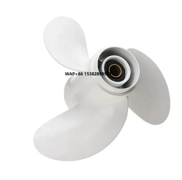 

6G1-45943-00-EL Boat Propeller 8 1/2x7 1/2-N for Outboard Engine 6HP 8HP Aluminum Alloy 3 Blades 7 Tooth Spline