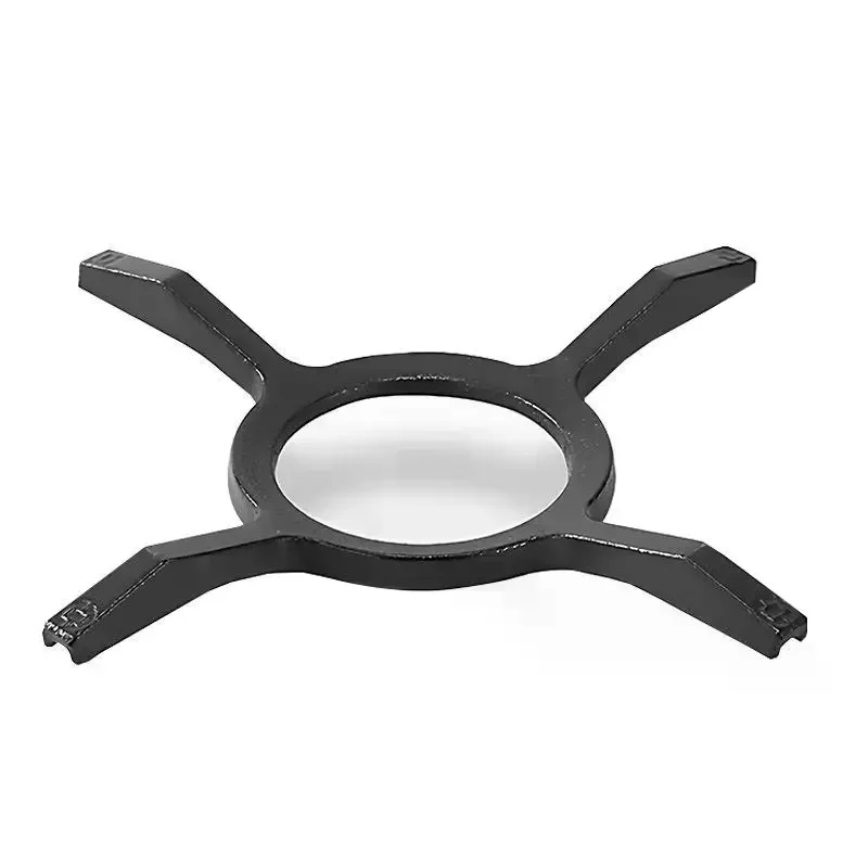 Premium Iron Gas Stove Rack: Wok Ring Anti Slip Cookware Part Sturdy Pot Support Compact Storage