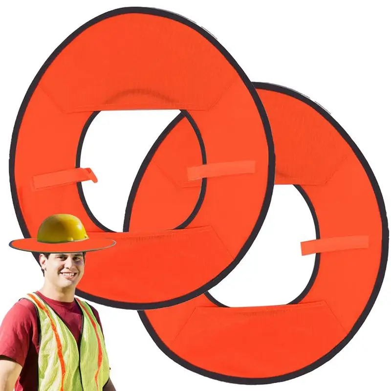 Osłony przeciwsłoneczne do kasku 2szt Kask składany Osłona przeciwsłoneczna z pełnym rondem Akcesoria do kasku Miękki, oddychający kask