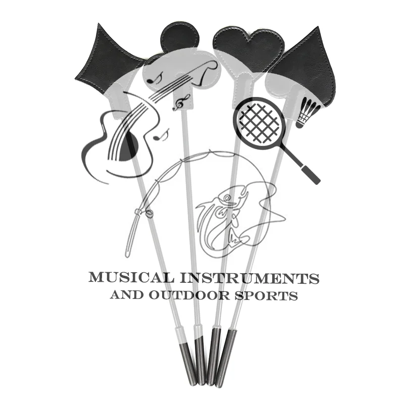 سوط من جلد البولي يوريثان لتدريب الحصان وتعزيز الألم وتدريبات الفروسية وسوط الحصان لركوب الفروسية ومحاصيل لعب الأدوار #1