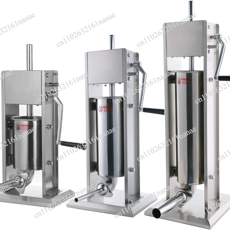 Vertical stainless steel manual enema machine Commercial household sausage machine enema 3 liters 5 7 liters