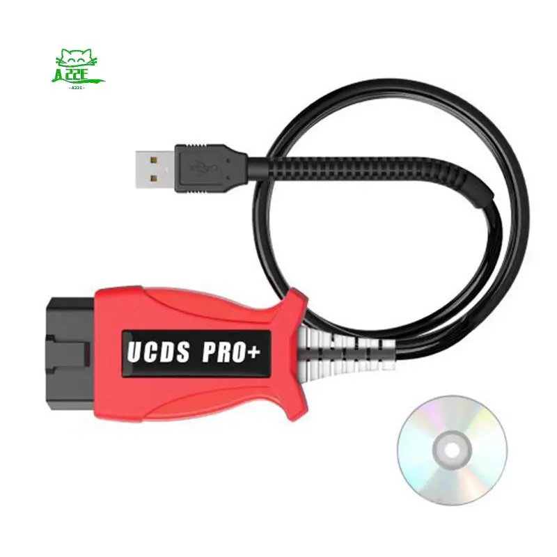 

A22E-Car Diagnostic Cable UCDS PRO+ For Ford Explorer Mondeo Focus MK2 MK3 KUGA UCDS V1.27 With 35 Tokens Support Odometer