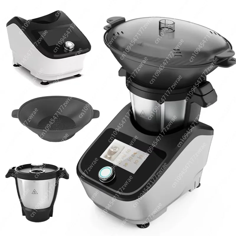 

Food Processor Smart Cooking Robot Kitchen Robots Cooking Machine Touch Screen Panel 3L Electric Stir-fry Wok