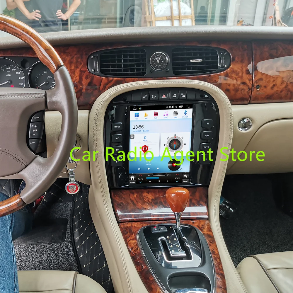 Android 13 per Jaguar XJ X-TYPE X tipo 2004-2011 autoradio lettore multimediale DVD Automotivo navigazione GPS automatica Carplay DSP