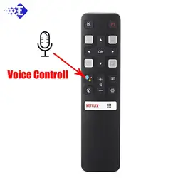 Sterowanie głosem Controll RC802V z Netflix FMR1 FMR2 FLR1 FUR5 FUR7 FU Jur6 65 p8s 49 s6800fs 49 s6510fs dla Tcl Smart Tv