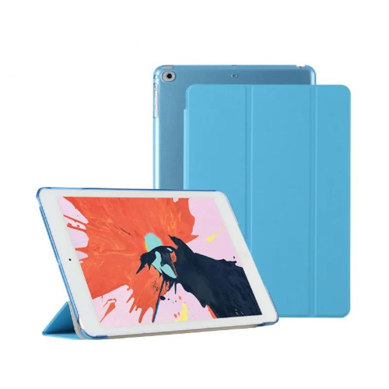 For IPad 10.2 Protective Case Mini 4/5/6 Hard Shell Pro 12.9inch PC Leather  With Smart Sleep Function