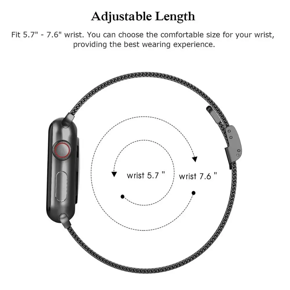 Apple Watch用ステンレススチールストラップ,iwatchシリーズ5,4,3,SE,6,7,8,9,ウルトラ2,1,45mm用バンド41mm, 44mm, 40mm, 42mm, 38mm, 49mm