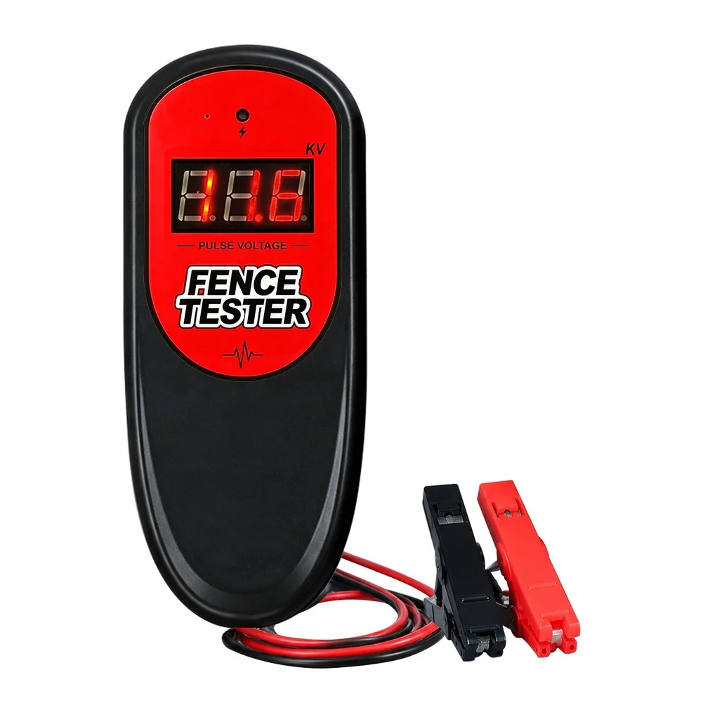 Electric Fence Tester for Accurate Voltage Readings and Efficient Line Inspection on Mixed-Type Fence Installations