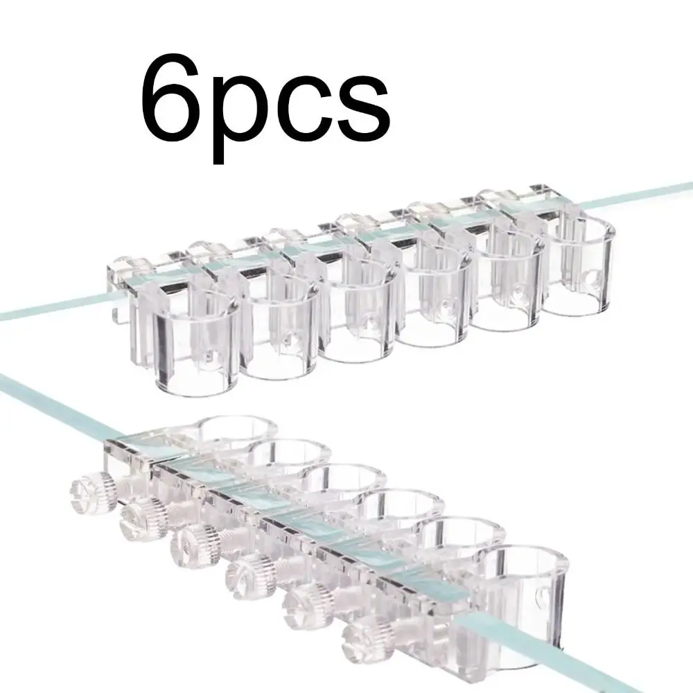 6Pcs 6Pcs PC Aquarium Plant Holder Transparent Aquarium Accessories Aquarium Support Cup Mini Size Fish Tank Planter Fish Tank