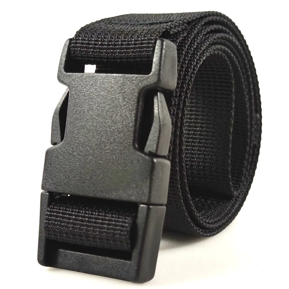 

Quick Release Nylon Braided Belt Luxury Brand Design Adjustable Plastic Fastener Waist Belt Casual Leisure