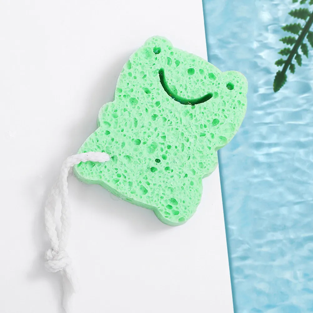 2Pcs Safe Baby Bath Sponges Deep Cleansing Massage Function Durable Long Lasting Toddler Bath Balls Baby Scrubbers