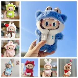 17cm Cute Mini Plush Doll'S Clothes Outfit Accessories For Korea Kpop Exo Labubu Idol Dolls Bear Jumpsuit Clothing DIY Kids Gift