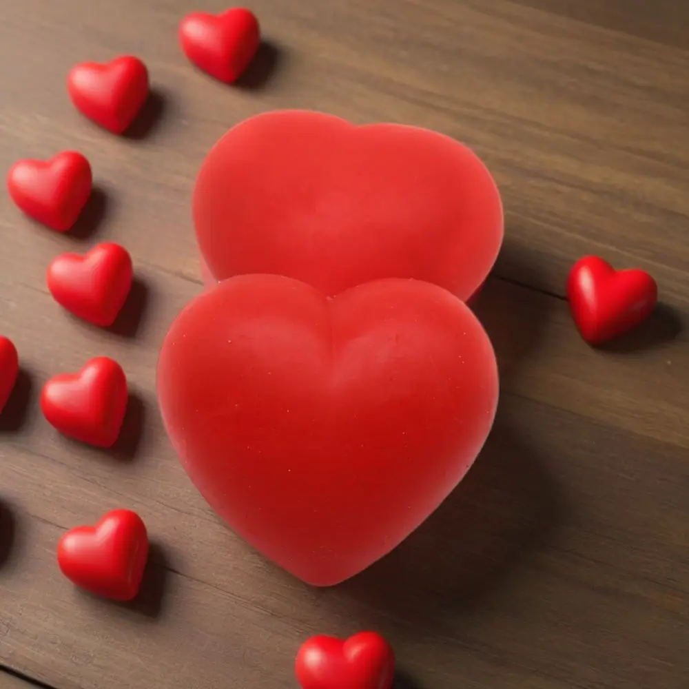 5/10/20pcs Heart Shaped Stress Pressure Toys Relief Relax Fun Toys for Kids Outdoor Games Props Ball Soft Anti Stress Ball Toys