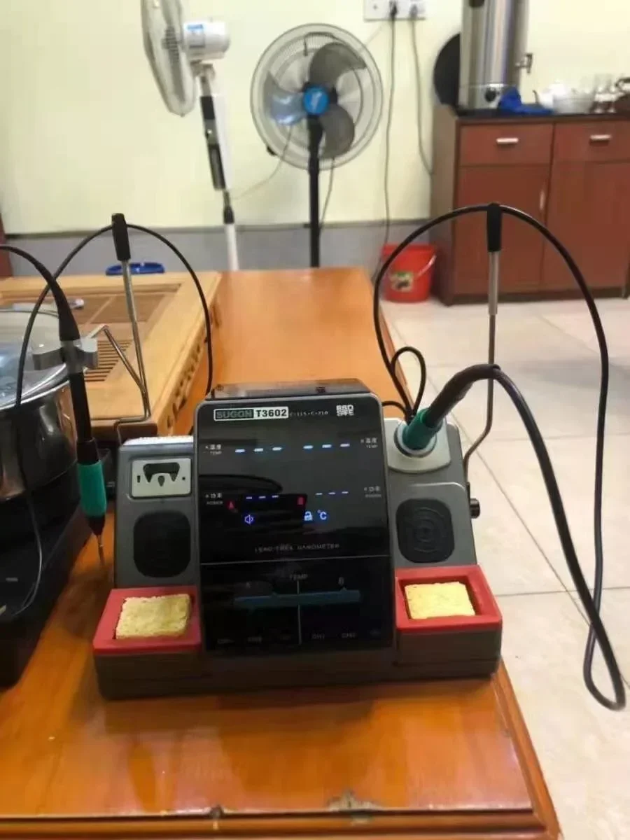 

New SUGON T3602 2 In 1 Soldering Station With Original JBC Handle C115 C210 Soldering Iron Tips For Mobile Phone Welding Repair
