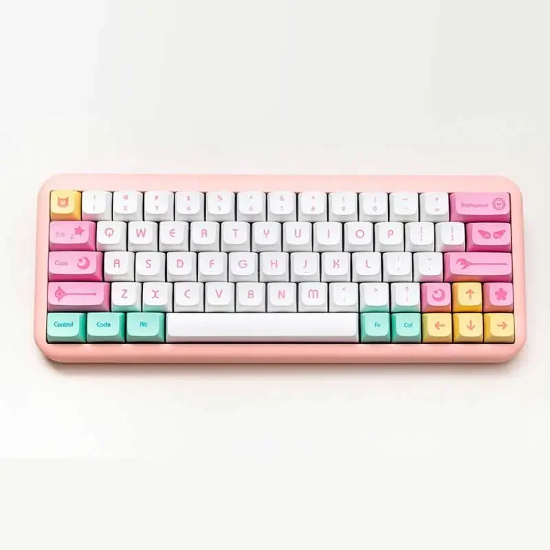 كيكابس أنيمي لطيف ، XDA الشخصي ، صبغ التسامي PBT Keycap ، 143 مفاتيح