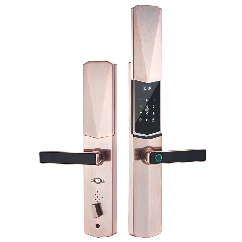 [Waterproof fingerprint lock] Intelligent remote anti-theft password swipe