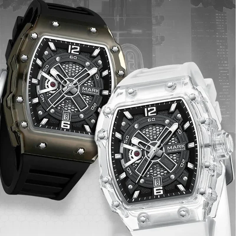 Mark Fairwhale 6810 Automatic Movement Men's Watch Fashion Sports Waterproof Luminous Mechanical Watches for Men Montres Hommes