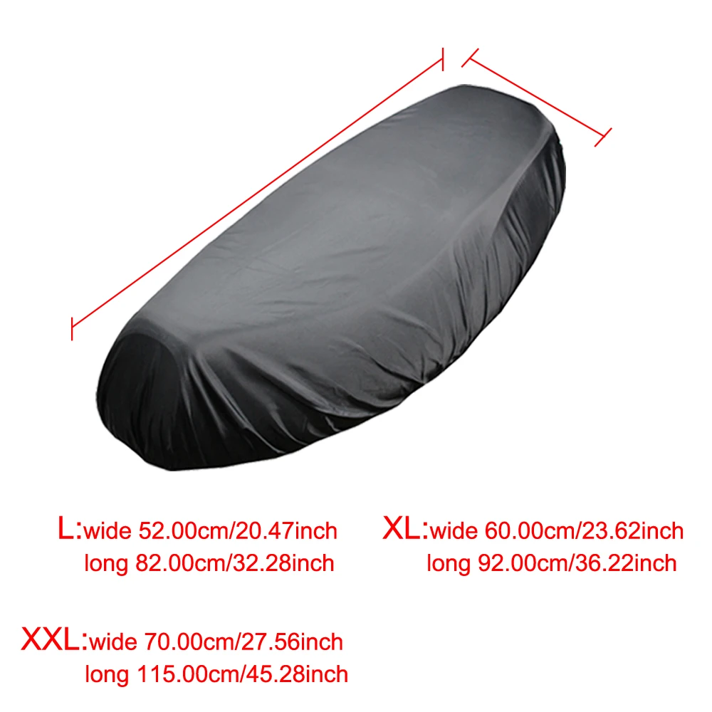 Fundas para asientos de motocicleta, fundas de cojines con aislamiento térmico, funda de asiento impermeable, protección solar, funda de sillín Flexible Universal