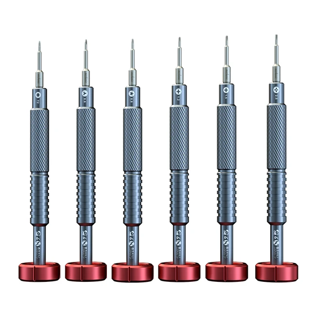 MECHANIK XILI zestaw wkrętaków precyzyjnych 6w1 T2 Y0.6 Torx 0.8mm Hex T2 dla iPhone demontaż zestaw narzędzi do naprawy telefonu
