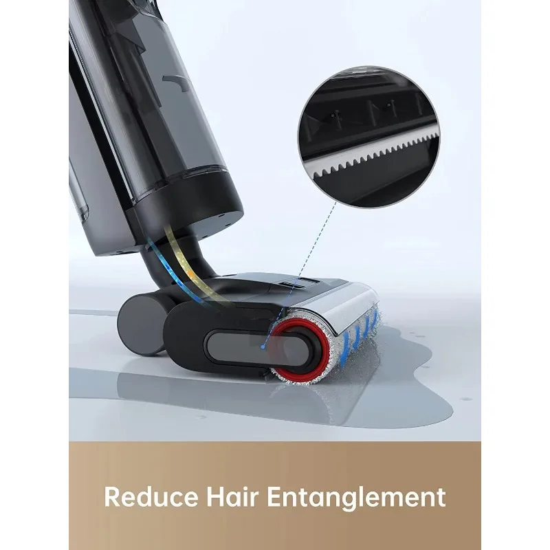 DREAME H12 4-in-1 مكنسة كهربائية لاسلكية مزدوجة ذكية أرضية رطبة/جافة/ممسحة كومبو التنظيف الذاتي تجفيف الهواء الساخن متعدد الأسطح خطوة واحدة #4