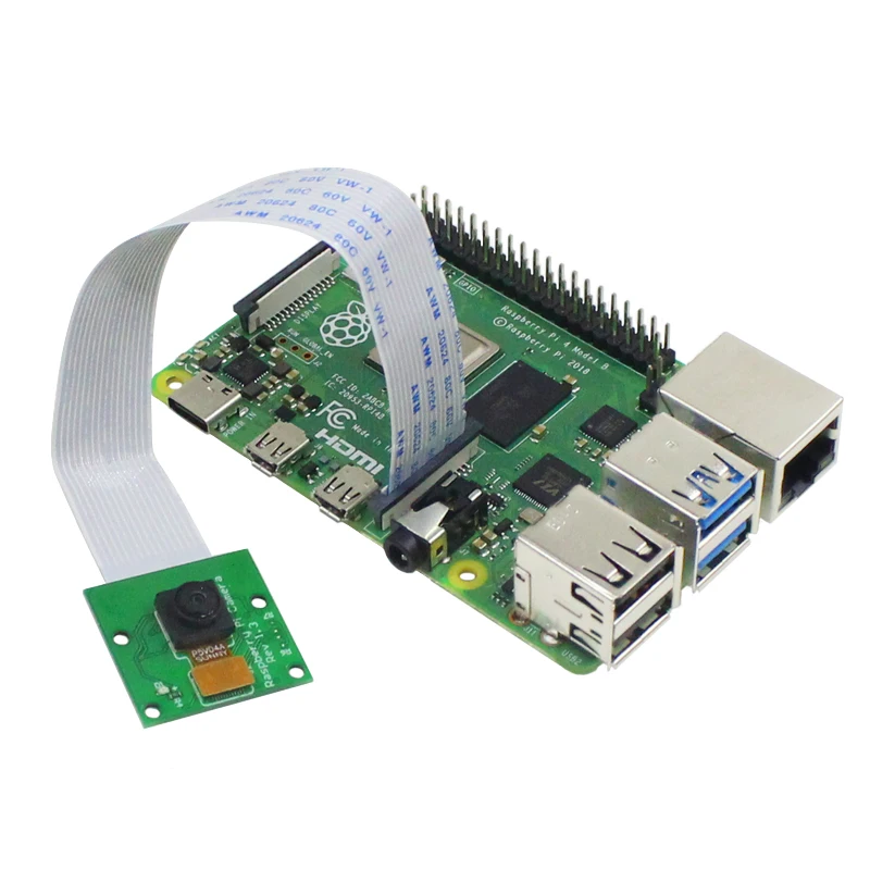 Raspberry Pi 3 Model B+/3/2 Camera Module 1080p 720p Mini Camera 5MP Webcam Video Camera 15 Pin Ribbon Flex CSI Cable 15CM-200CM