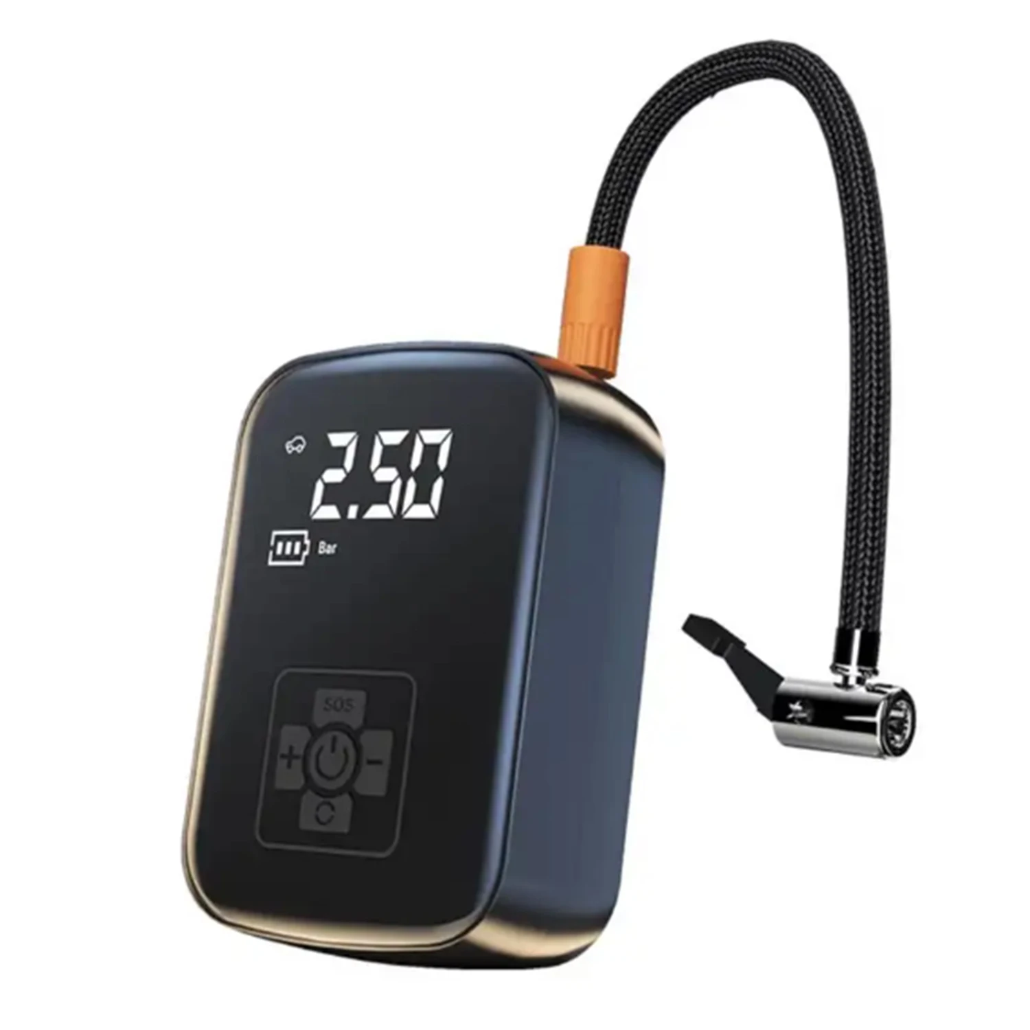 

Customizable Wireless Portable Car Air Pump Digital Display Multi-function Tire Basketball Bicycle Emergency Inflator Pump for T