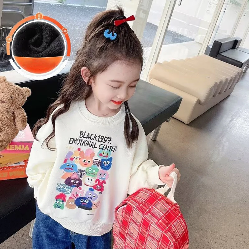 

Children ClothingGirls' Sweater Spring And Autumn New Children's Autumn Wear Long Sleeved Little Girls' Autumn Loose Fashion Top