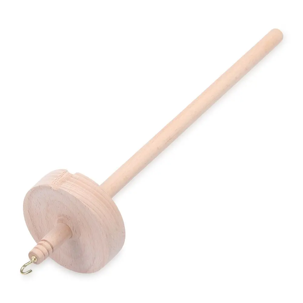 Rop Spindle Top Whorl Yarn Spin Hand Carved Wooden Whorl Drop Spindle For Beginners Hogard Storage Tools Sewing Accessories