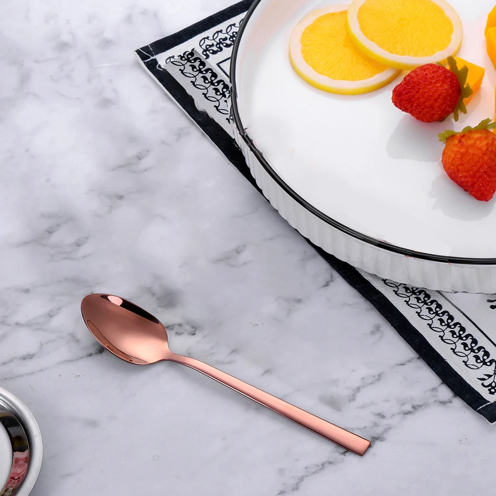 4/6/12 adet Paslanmaz Çelik Ça - Gold Plated Cutlery incelemesi ve fiyatı