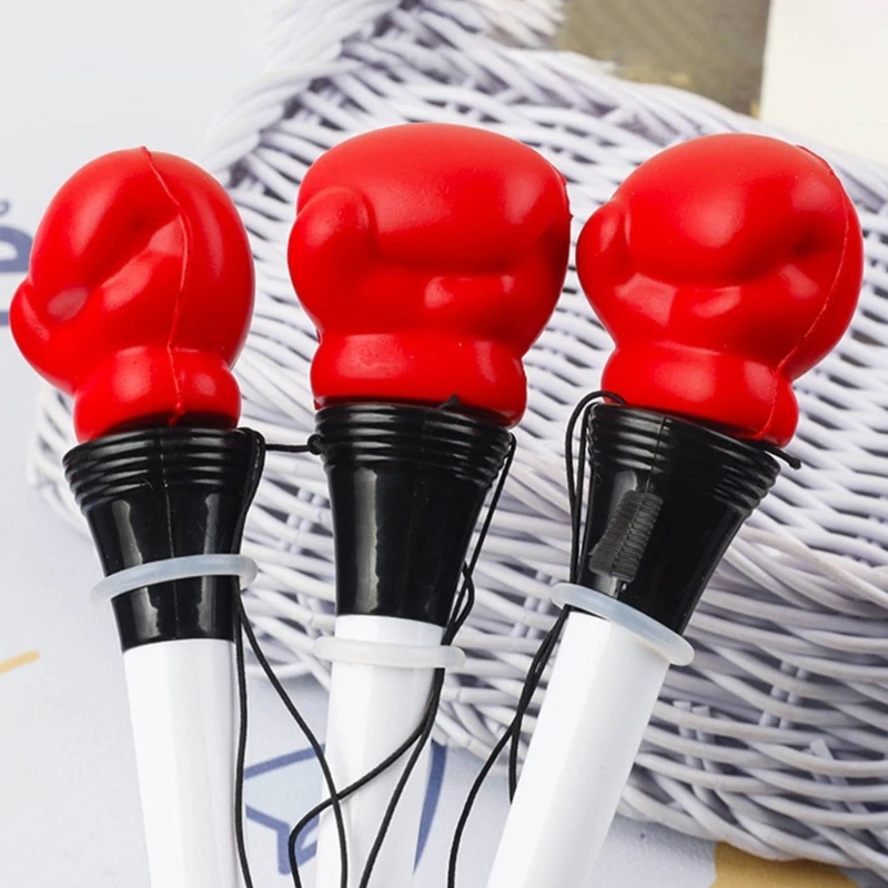 6 Pcs Funny Boxing Gloves Ballpoint Pen Bounce Decompression Pen School Supplies