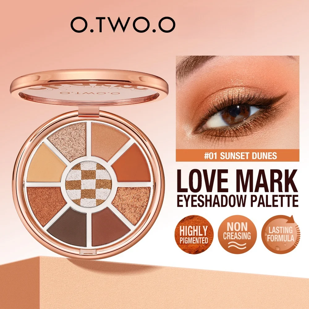 

O.TWO.O Glitter Eyeshadow Pallette Long-lasting Shimmer Shine Eye Shadow Makeup Palette Nude Matte Pigments Eyeshadow Pallet