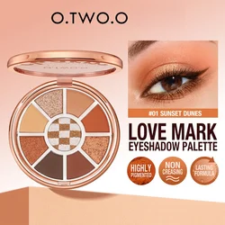 O.TWO.O Glitter Eyeshadow Pallette Long-lasting Shimmer Shine Eye Shadow Makeup Palette Nude Matte Pigments Eyeshadow Pallet