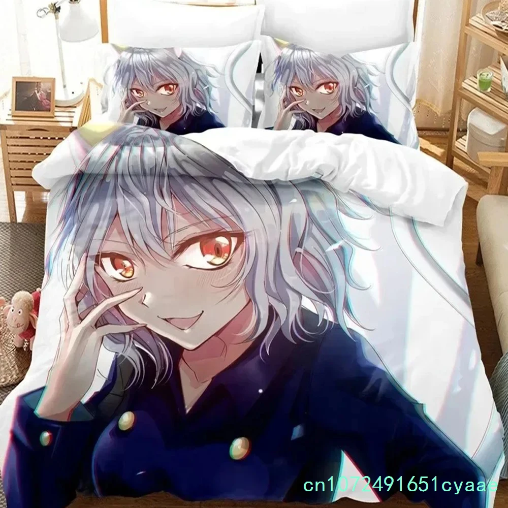 Hunter X Hunter 3D Bedding Set Japanese Anime Twin Queen King Quilt Cover Pillowcases Polyester For Boys Cover Sets