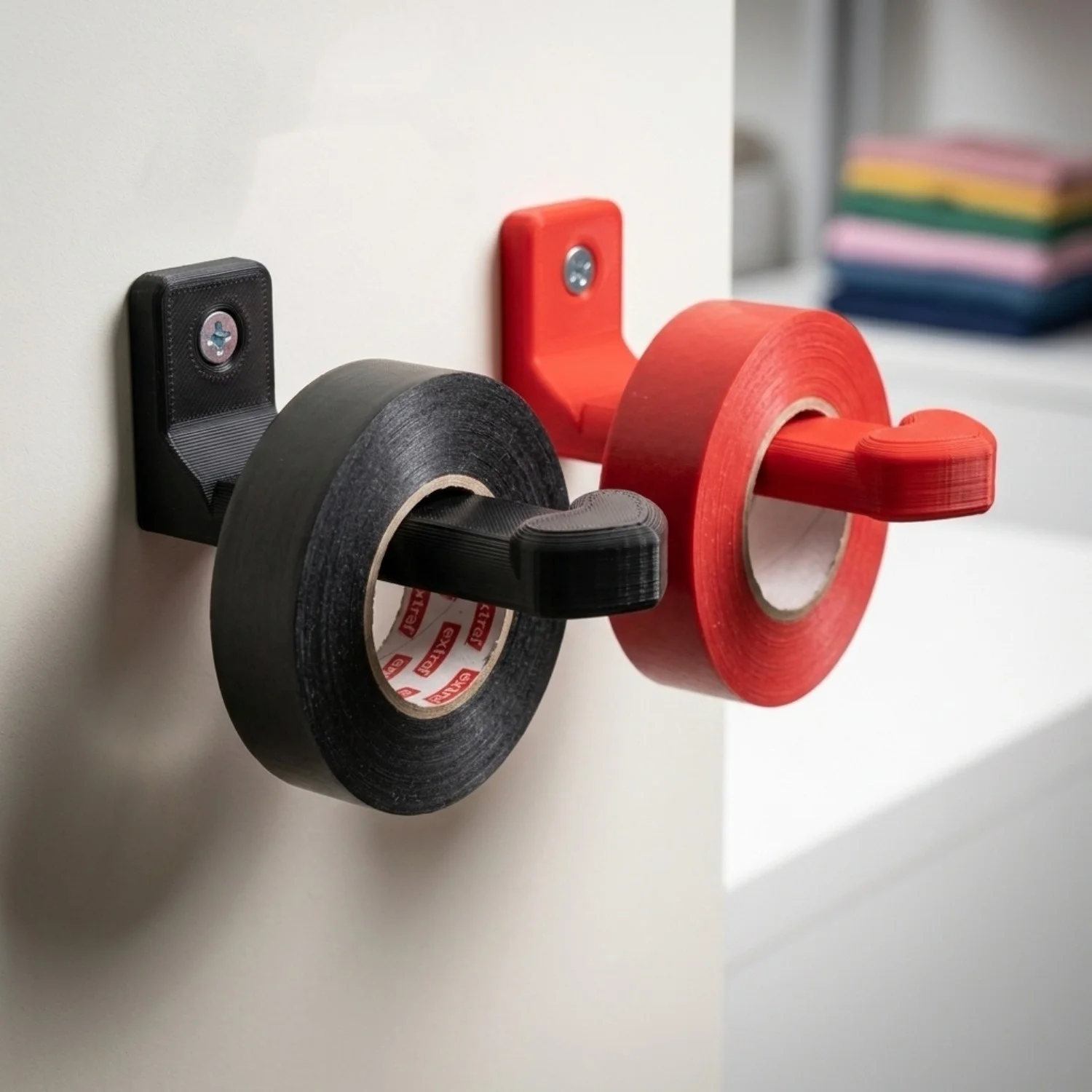 3-Piece Set of Wall-Mounted Tool Racks in Random Colors, Not Easily Deformed, Rust-Proof, and Won'T Fall Off, Providing Secure Fixation for Heavy Items, Easy to Install, Compatible with Various Wall Surfaces, Essential Hooks for Home Storage