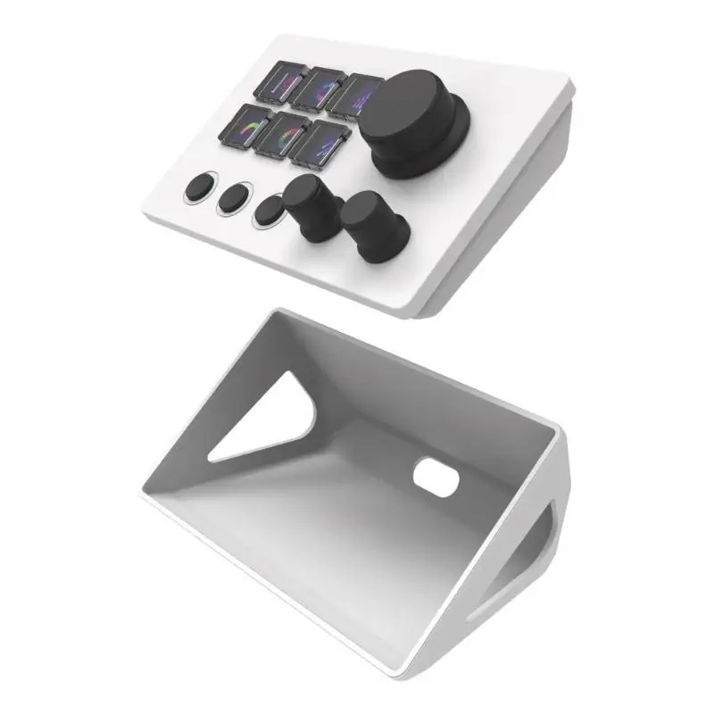 652F Mini Keyboard with Knob Customizable Visual Control Panel for PC Gaming Stream