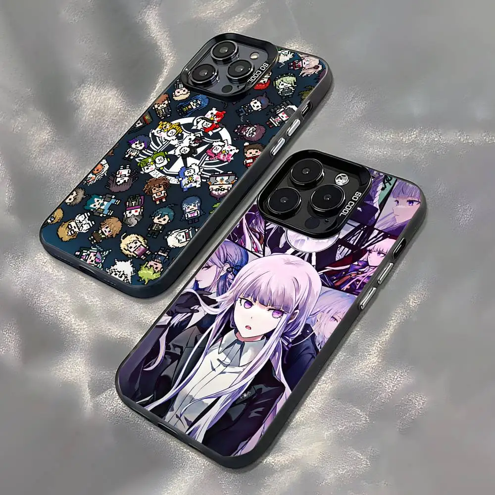 

D-Danganronpa Black Matte Shockproof CoverPhone Case For iPhone 17,16,15,14,13,12,11,Pro,Max,Plus