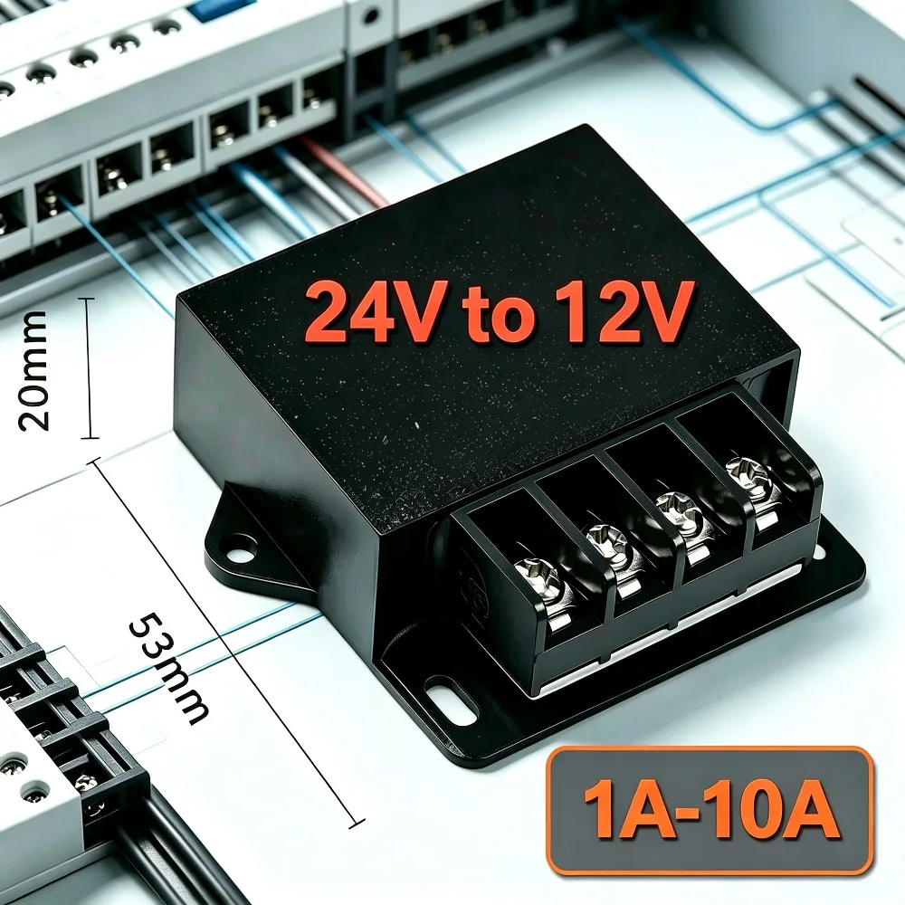 24V to12V1-10A Buck Converter Regulator Reducer Power Converter DC Mini Module Voltage Stabilizer Transformer CE Step Down