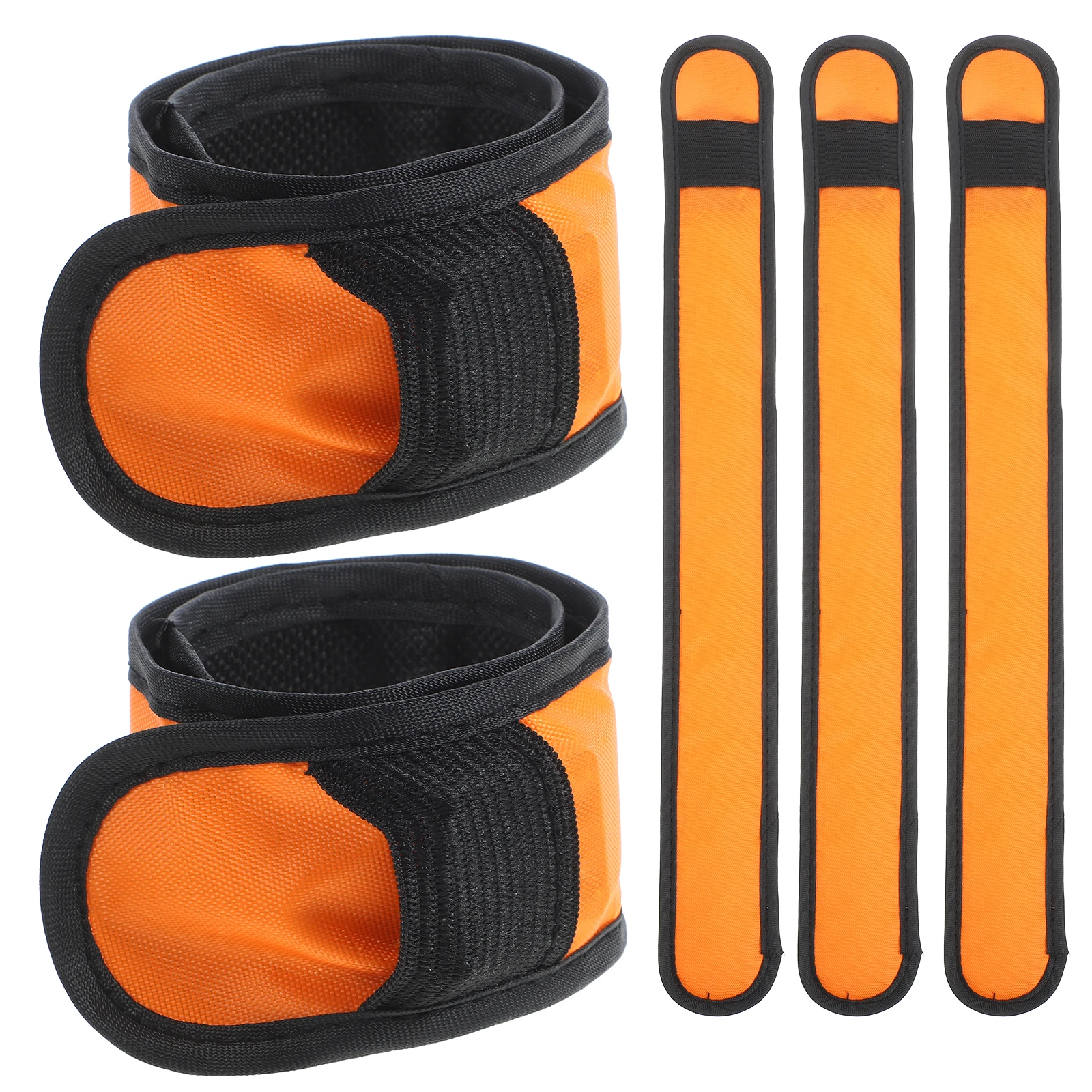 

5Pcs LED Slap Wristbands Reflective Running Arm Bands Adjustable Fitness Night Jogging Safety Bands Sound Motivational