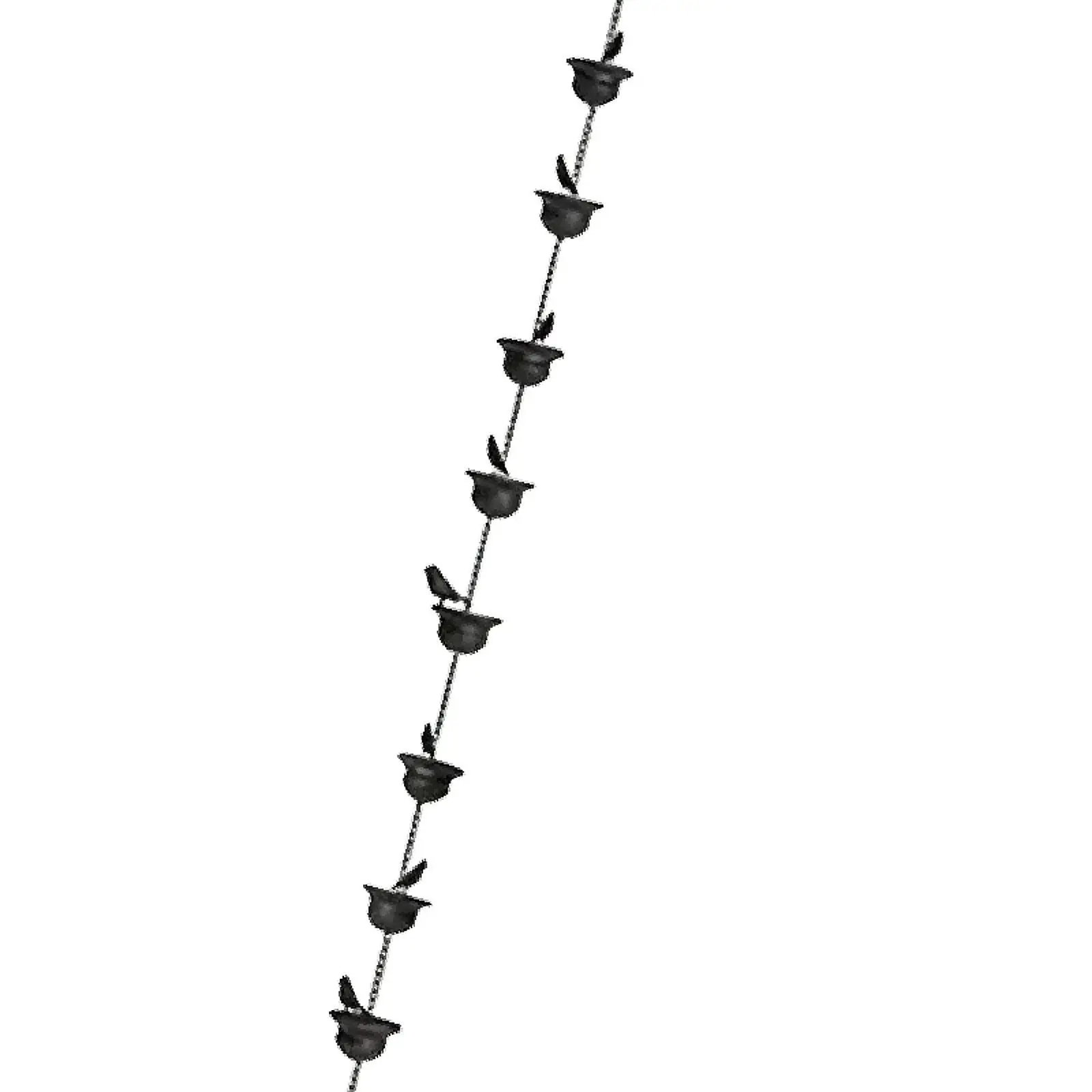 Bird Rain Chains for Gutters Decorative Bird Bath Replacement for Downspouts