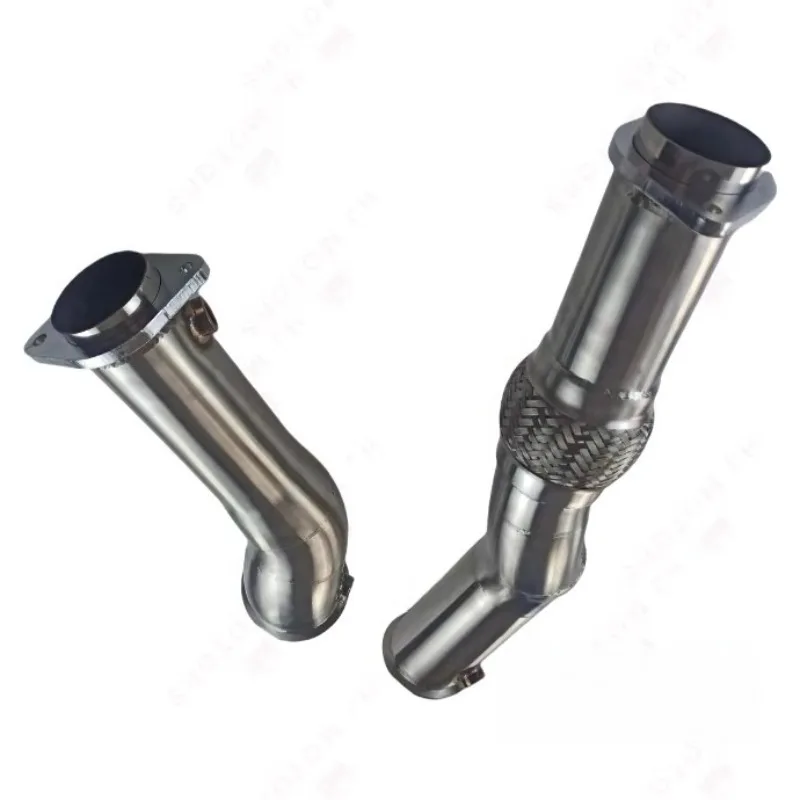3.5 inch Stainless Steel High Flow For M3 M4 G80 G82 S58 3.0T 2021-UP Exhaust Downpipes G80 Downpipe